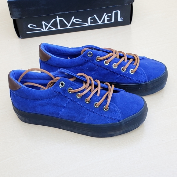 Sixtyseven Shoes - SIXTYSEVEN Blue Platform Shoe